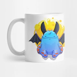 Cute Burly Friendly Happy Flying Monster Mug